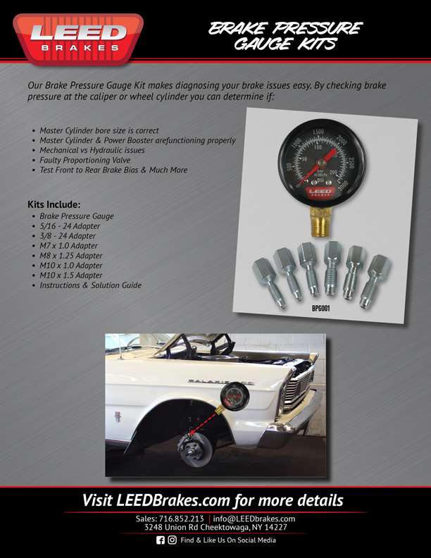 Brake Pressure Gauge Test Kits Brake Pressure Testers